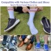 Meaiguo Men's Toe socks Cotton Crew Five Finger Socks Hiking Socks for Running 3 Pairs(White/3pairs-size 9-12)