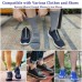 Men's Toe socks Cotton Crew Five Finger Socks Hiking Socks for Running 3 Pairs(Long Mesh Grey)