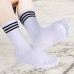 Men's Toe socks Cotton Crew Five Finger Socks Hiking Socks for Running 3 Pairs(Black&grey&white/3pairs-size 9-12)