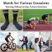 Men's Toe socks Cotton Crew Five Finger Socks Hiking Socks for Running 3 Pairs(Black&grey&white/3pairs-size 9-12)