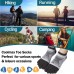Toe Socks for Men Women Coolmax Five Finger Socks No Show Athletic Toe Socks Running 3 Pairs(White)S