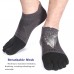 Meaiguo Men's Toe Socks Coolmax Five Finger Socks Running Toe Socks for Women Athletic(3Pairs)