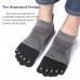 Meaiguo Men's Toe Socks Coolmax Five Finger Socks Running Toe Socks for Women Athletic(3Pairs)