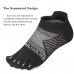 Meaiguo Men's Toe Socks Coolmax Five Finger Socks Running Toe Socks for Women Athletic(3Pairs)