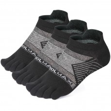 Meaiguo Men's Toe Socks Coolmax Five Finger Socks Running Toe Socks for Women Athletic(3Pairs)