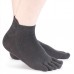 Meaiguo Toe Socks No Show Running Five Finger Crew Socks for Men Women 4 Pairs(Man A2)