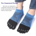 Meaiguo Men's Toe Socks Coolmax Five Finger Socks Running Toe Socks for Women Athletic(3Pairs)