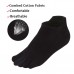 Meaiguo Toe Socks No Show Running Five Finger Crew Socks for Men Women 4 Pairs(Man A2)