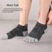 Cotton Toe Socks Mens Five Finger Socks No Show Athletic Running Socks 4 Pairs(Pinse-black)