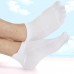 Men's Toe Socks Cotton Five Finger Socks Low Cut Athletic Socks for Running 4 Pairs(Men Mesh 3-White)