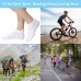 Men's Toe Socks Cotton Five Finger Socks Low Cut Athletic Socks for Running 4 Pairs(Men Mesh 3-White)