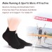 Meaiguo Toe Socks No Show Five Finger Socks Running Toe Socks for Men Women 6 Pairs(Black)